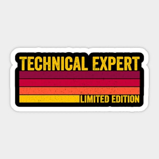 Technical Expert Sticker